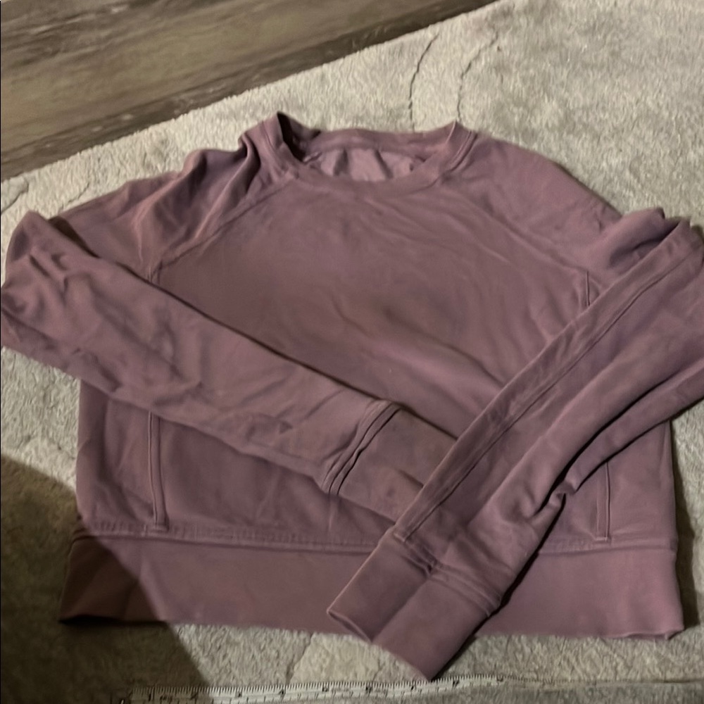 Lavender Long Sleeve crop Top